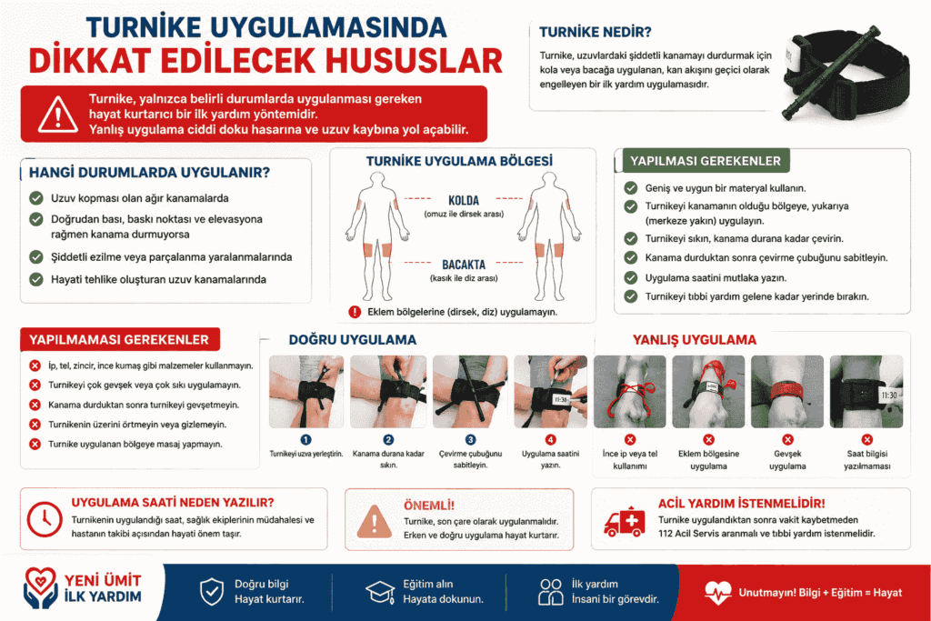 Turnike Uygulamasında Dikkat Edilmesi Gereken Hususlar