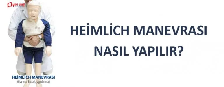 heimlich manevrası nasıl yapılır