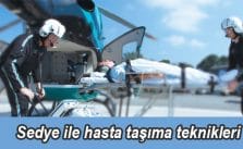 Sedye ile hasta taşıma