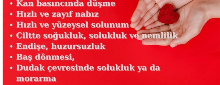Şok belirtileri 1 Şok belirtileri