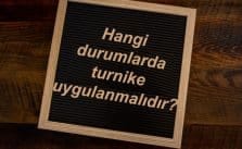 Hangi durumlarda turnike uygulanmalıdır?