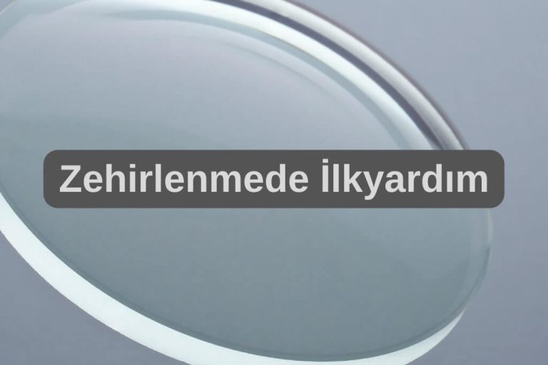 Zehirlenmede İlkyardım