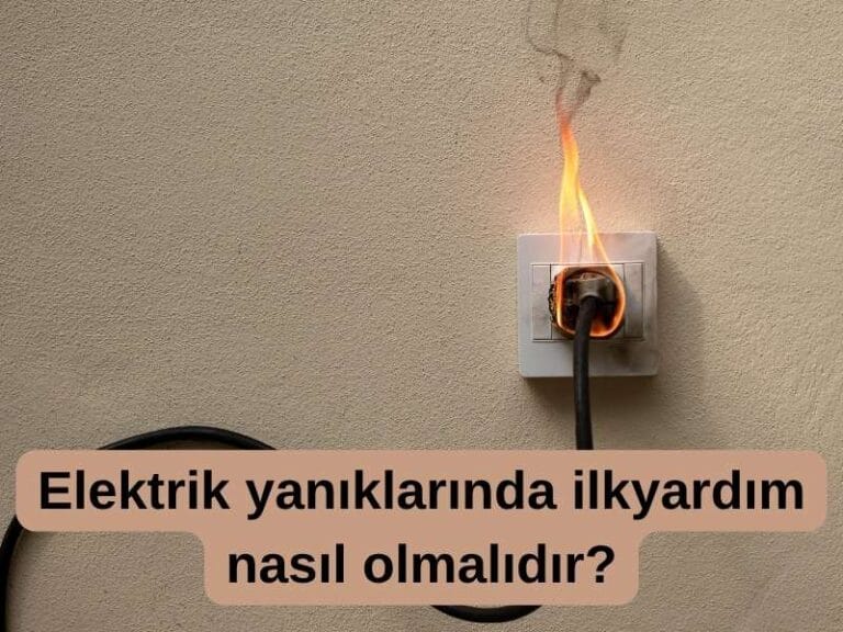 Elektrik yanıklarında ilkyardım