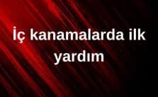 İç kanamalarda ilk yardım